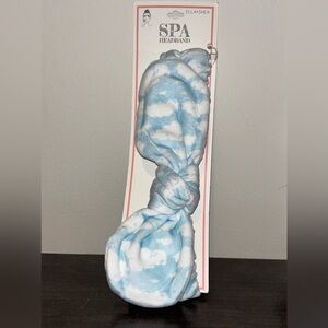 Dreamy Blue and White Cloud Spa Headband